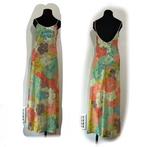 Vintage y2k 90s Trina turk sequin dress gown size small